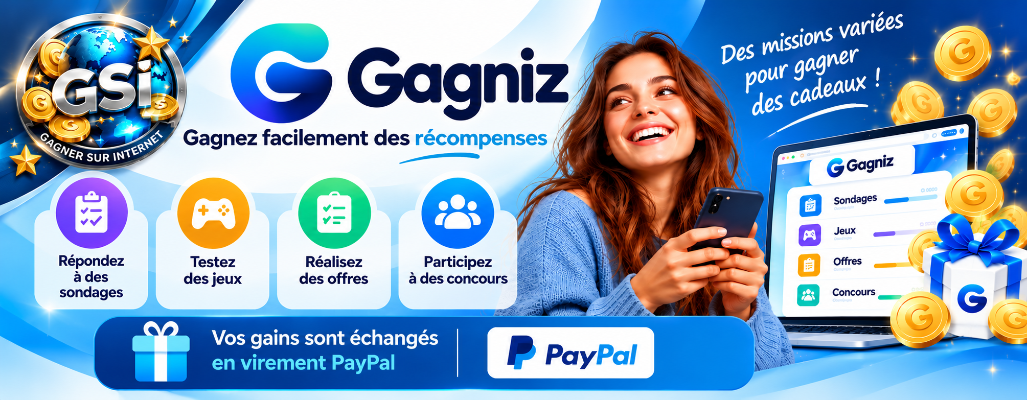 Visuel de présentation Gagniz